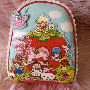 Hello Kitty x Strawberry Shortcake Loungefly Mini Backpack